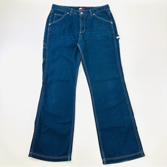 Tommy Hilfiger Other - 90s Vintage Hilfiger men denim carpenter jeans Size 32in Inseam 31.5in